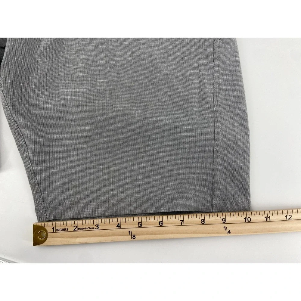 Linksoul Shorts Mens 34 Gray Performance‎ Golf Chino Stretch Casual Light 10